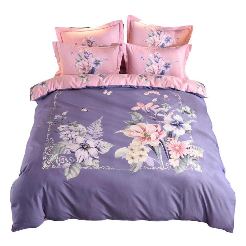 九氏Joesh全棉磨毛四件套 优质新疆长绒棉 高支精梳纯棉保暖四件套