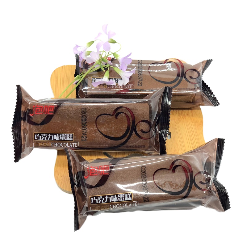 泡吧 巧克力蛋糕整箱2.5kg 办公室早餐点心 休闲面包小糕点