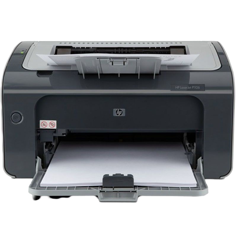 惠普(hp)LaserJet Pro P1106 黑白激光打印机 家用办公 学生打印作业打印 小型商用