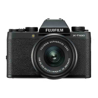 富士(FUJIFILM)XT100(XC15-45MM)黑色 单镜头套装 2420万像素 富士变焦微单 XT100