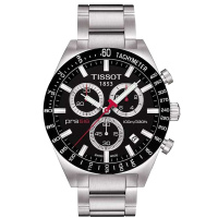 天梭 (TISSOT)PRS516律驰系列 商务 端庄 钢带 男士 石英 机械 手表T044.430.21.051.00