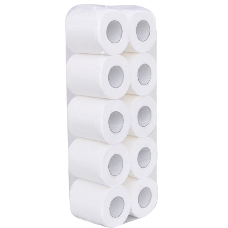 佳庭纯木浆卫生纸5.5斤空心卷筒纸20卷30卷10卷可选纸巾 100克空心10卷