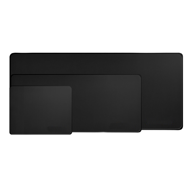 鼠标垫大号超长加大加厚锁边台式笔记本办公家用桌垫男女 黑色(中号)