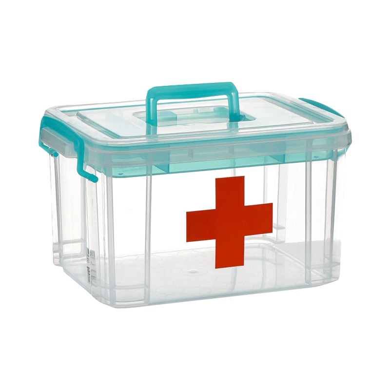 禧天龙citylong8L塑料多功能医药箱儿童小药箱加厚随机色发货