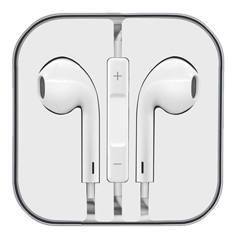 探索鲸 入耳式苹果耳机 重低音线控通话 适用于苹果iPhoneX/8/7plus/iPad等Lightning口 白色