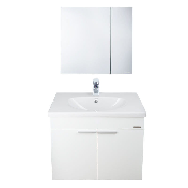 美标卫浴美家MI80挂墙式橡胶木浴室柜卫生间