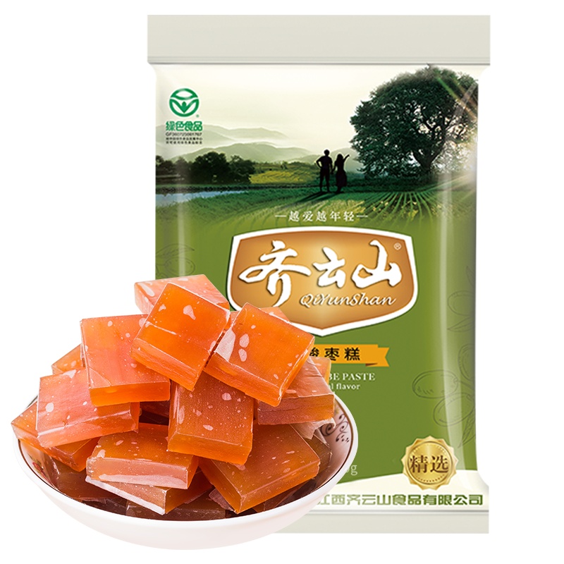 齐云山精选南酸枣糕280g 来自深山的野果零食 老少皆宜 健康休闲开味零食