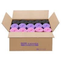 耐用平底垃圾袋加厚 点断式平口45X55CM 垃圾袋 15卷/箱