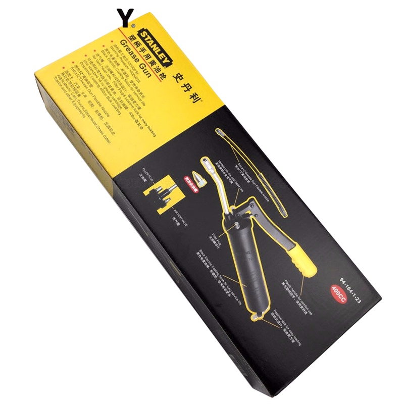 史丹利 1D2066 专业级塑柄手动黄油枪400CC 94-164-1-23