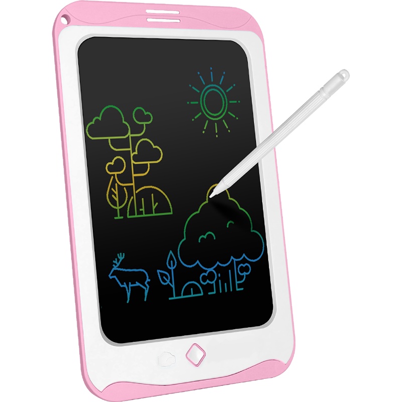勾勾手(gougoushou)儿童益智玩具液晶智能手写板画板彩色画画写字板早教 10.5英寸彩色板[樱花粉]