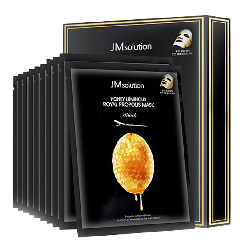 肌司研（JM solution）JM面膜 蜂蜜面膜10片/盒 面贴膜 保湿补水