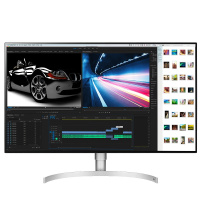 LG 32UL950 31.5英寸视频编辑摄影后期硬件校准Nano IPS HDR 宽屏显示器升降旋转雷电3接口支持4K分辨率菊花链