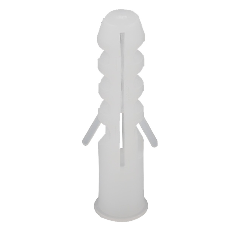 LBYZY 塑料膨胀头 膨胀螺丝固定胶粒螺栓膨胀管白色 M8 500只装