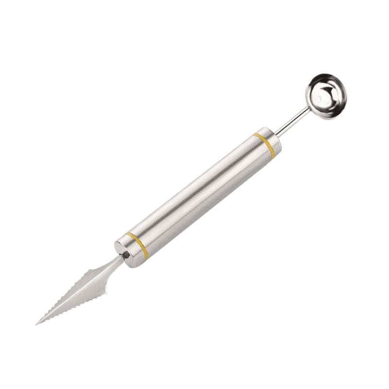 欧圣美 多用水果神器M-0330 水果挖球器 304不锈钢西瓜挖球勺 挖水果勺