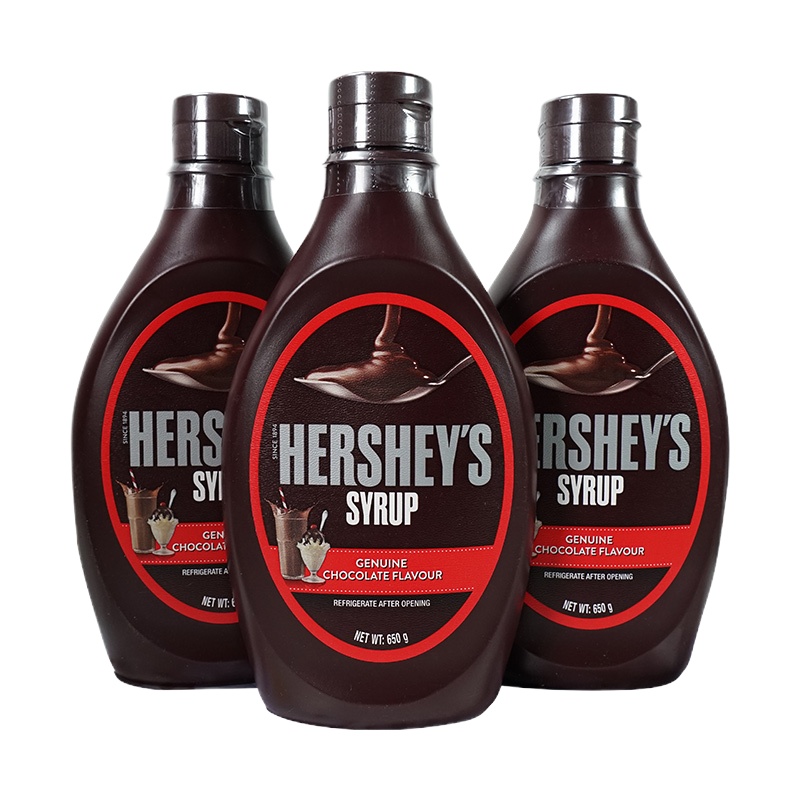 晋唐好时巧克力酱挤挤装冰淇淋甜品烘焙蛋糕咖啡早餐面包饼干商用650g