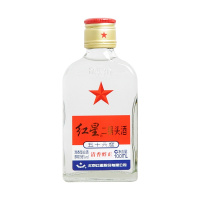 红星 二锅头56度清香型白酒 100ml/瓶 单瓶装