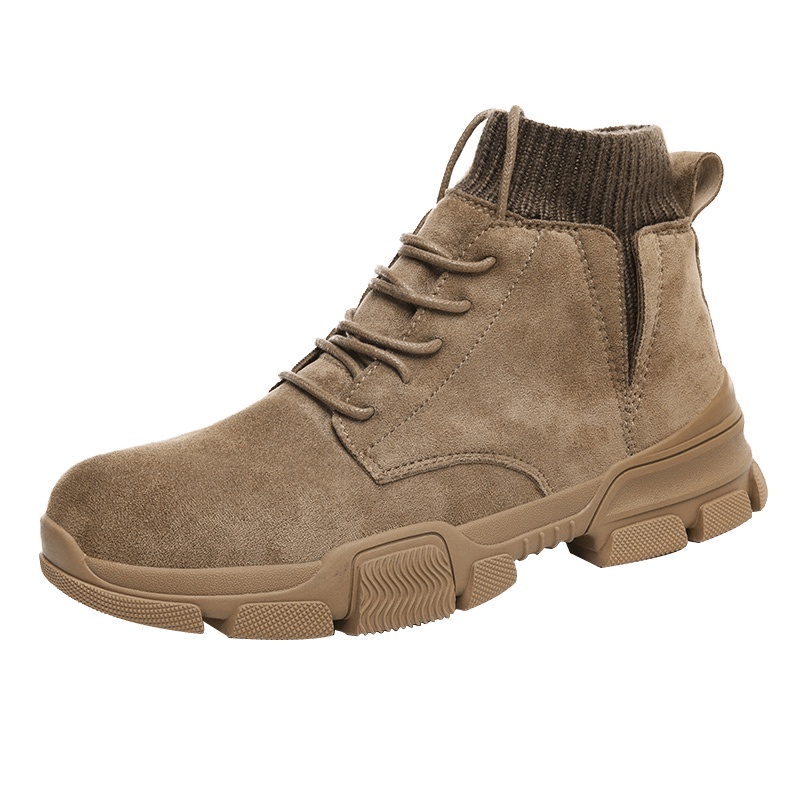 朴尼斯(Pounise)马丁靴男女2019秋冬季新款高帮英伦风雪地靴情侣韩版时尚工装靴潮鞋休闲鞋 TF79-1937