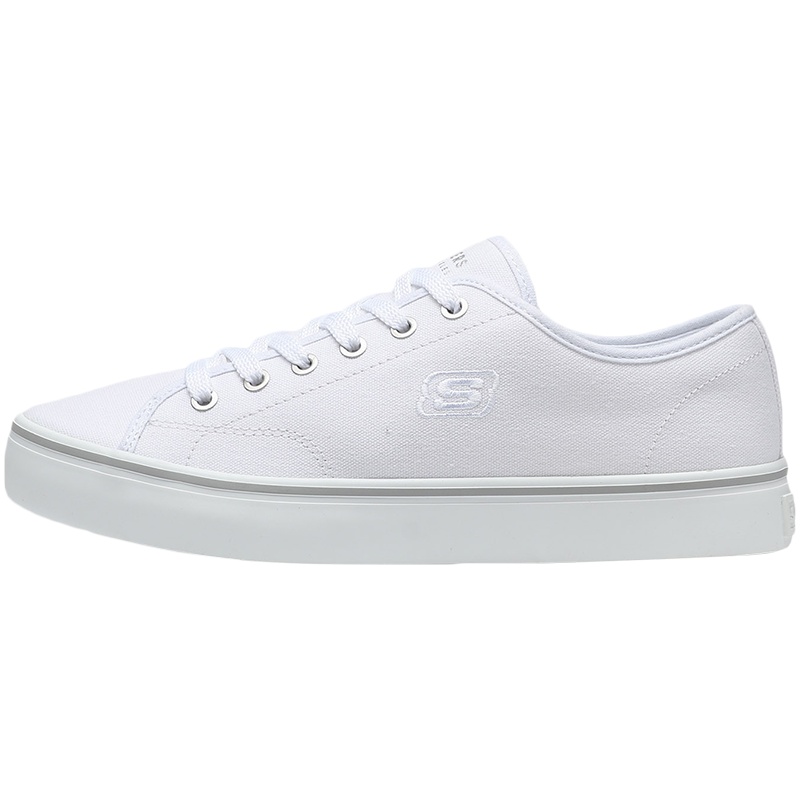 SKECHERS斯凯奇男鞋板鞋舒适绑带休闲低帮帆布运动鞋666067