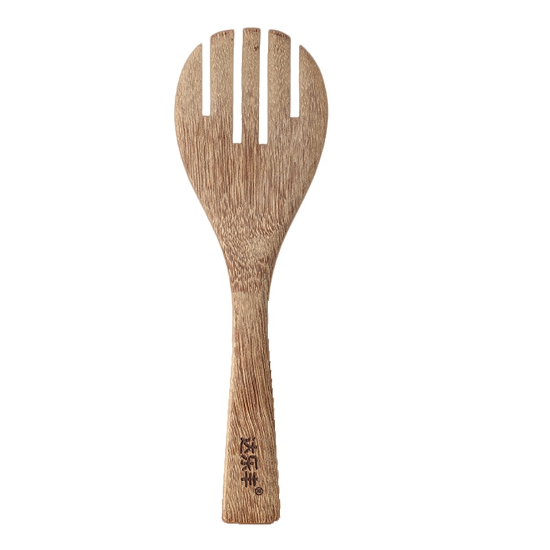 达乐丰 木质铲类 22CM 1件装鸡翅木无漆站立饭铲 电饭煲勺子 家用饭勺子 不粘米饭饭铲子 国产厨房饭勺