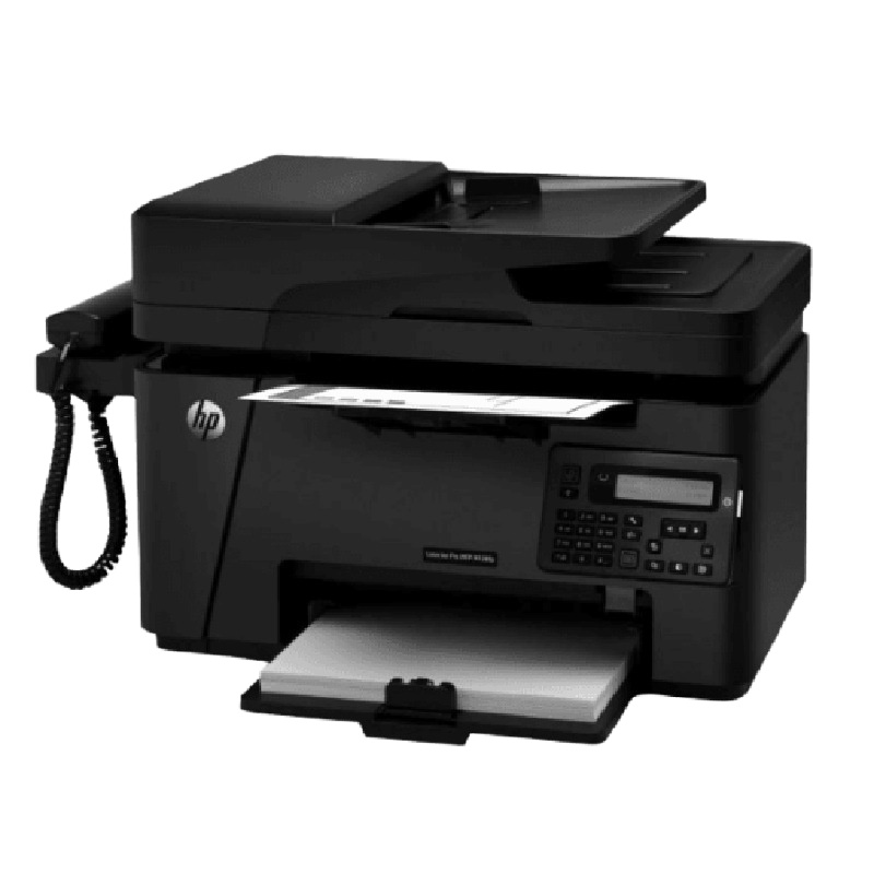 惠普 M128fp 黑白激光多功能一体机（CZ185A） A4 （打印、复印、扫描、传真、有线网络、手柄）