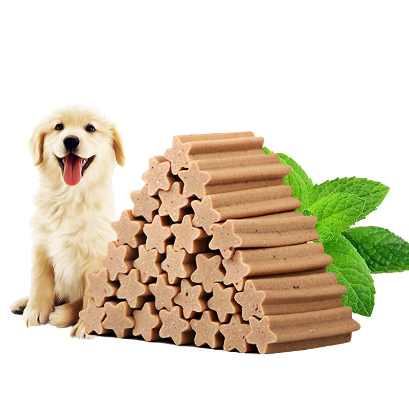 麦富迪清口香牛肉味220g*2包 清口香洁齿骨 狗零食 狗咬胶 磨牙洁齿 清口气 牛肉味