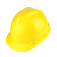 高强度 V型施工工地安全帽 工程/ 领导通用 黄色 8037