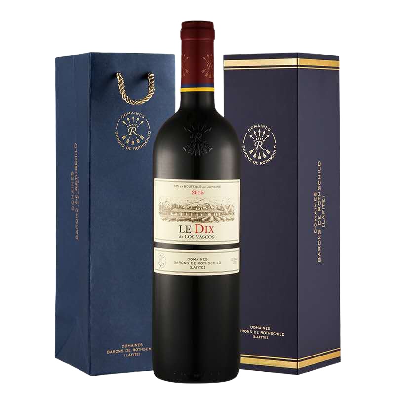 拉菲 2瓶礼盒装巴斯克十世红葡萄酒 750ml*2 3