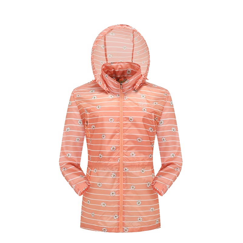 乐飞叶（LAFUMA）运动户外女士防泼水七分袖防晒衣透气皮肤风衣LFJA7BC22