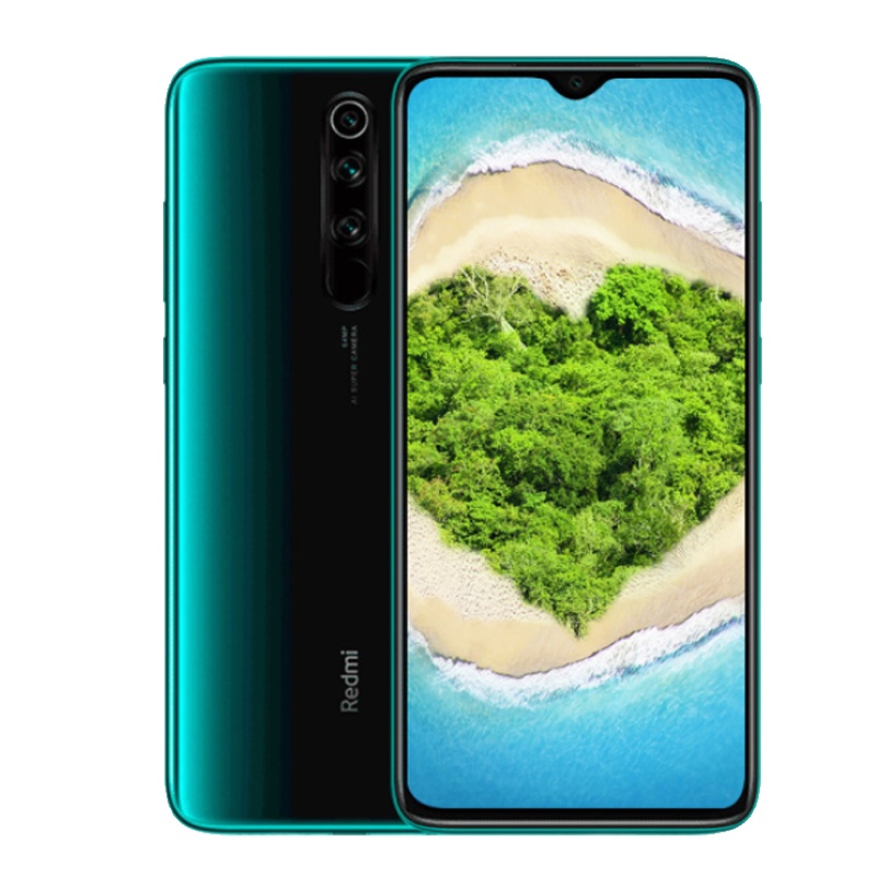小米/红米Redmi Note8 Pro 6GB+128GB冰翡翠 旗舰6400万四摄NFC手机超长待机G90T液冷游戏芯6.53