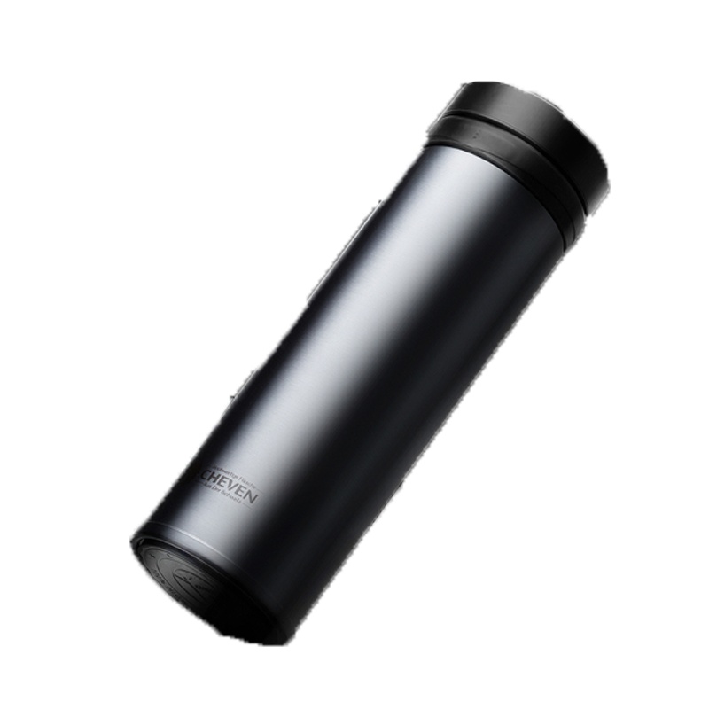 起凡功勋保温杯男女商务便携车载水杯双层真空不锈钢泡茶杯子大