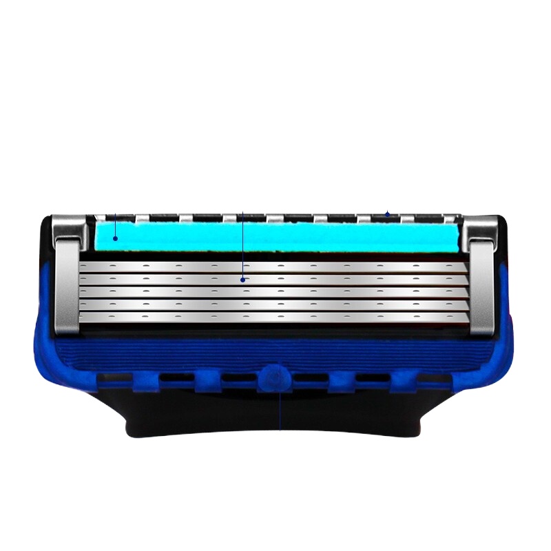 吉列（Gillette）7358 锋隐致顺刀头 6刀头/盒 新老包装随机发货