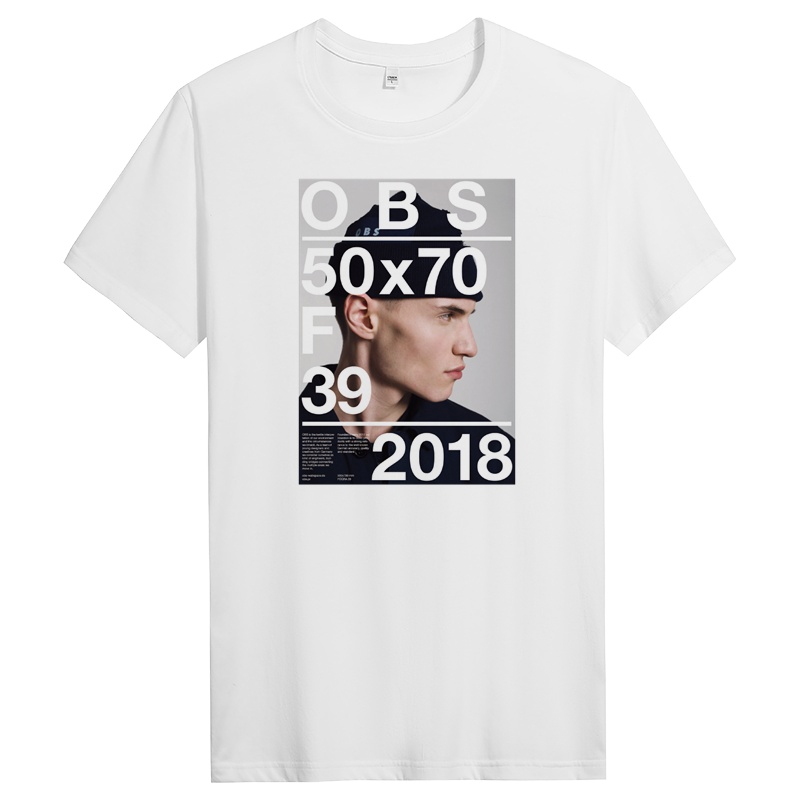 男短袖夏季纯棉T恤青年潮牌上衣服修身半袖 DT11442