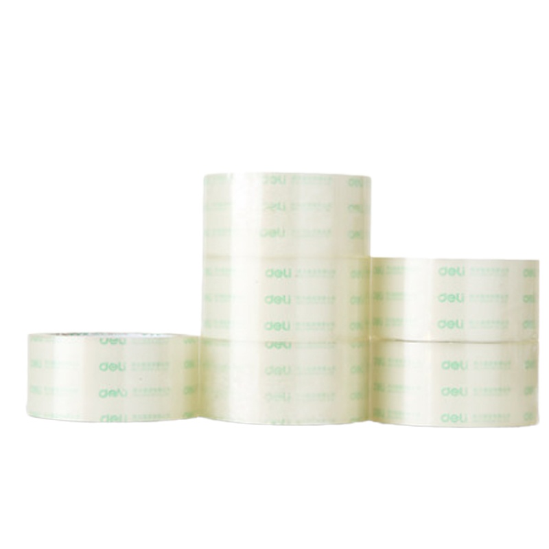 得力透明封箱胶带30205/48mm*100y