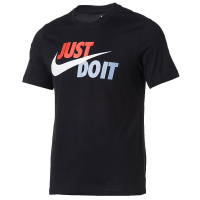 耐克(NIKE) 男士圆领运动T恤短袖 JUST DO IT SWOOSH AR5007-010