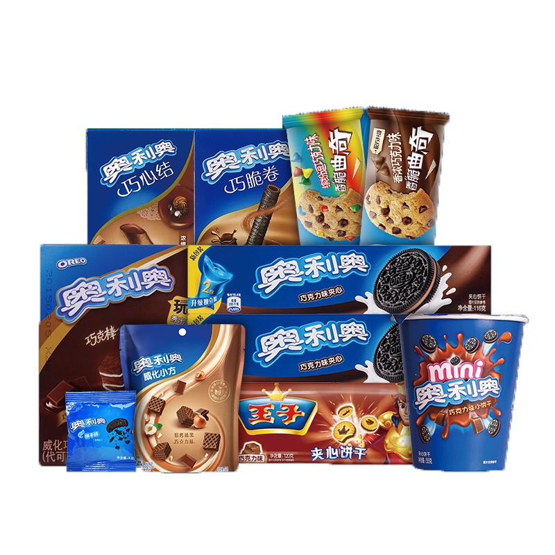 奥利奥饼干经典夹心巧克力组合 超满足 共11件 803.5g