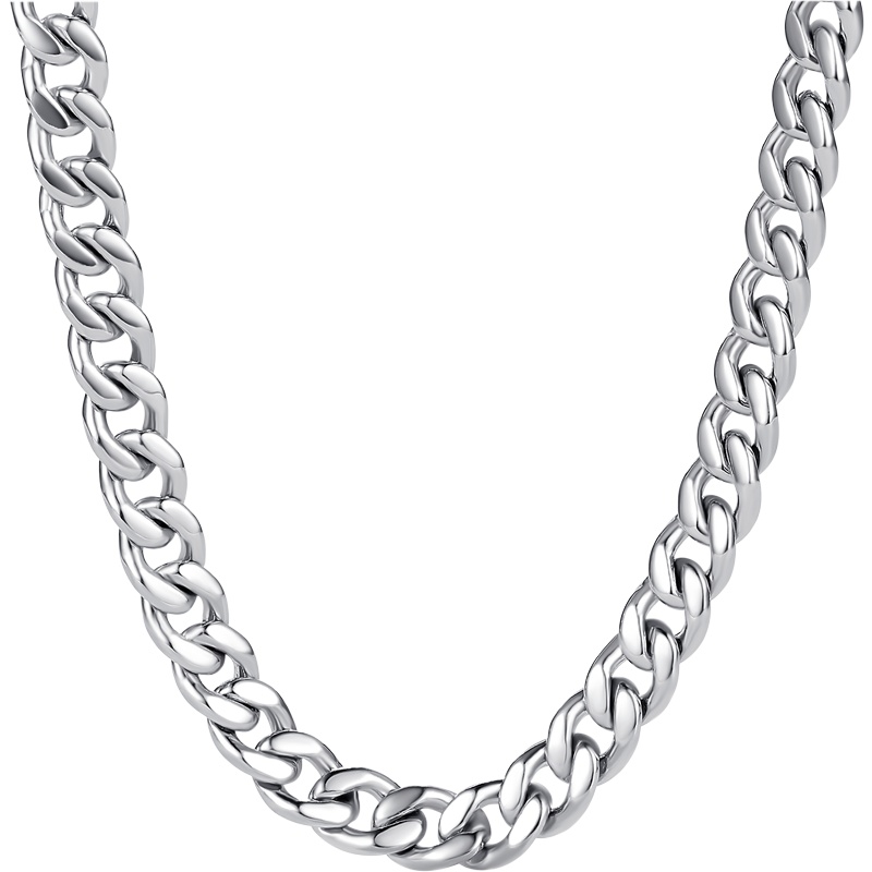 周大生S925男士银项链纯银男款项链粗正品潮男锁骨链送男友礼物