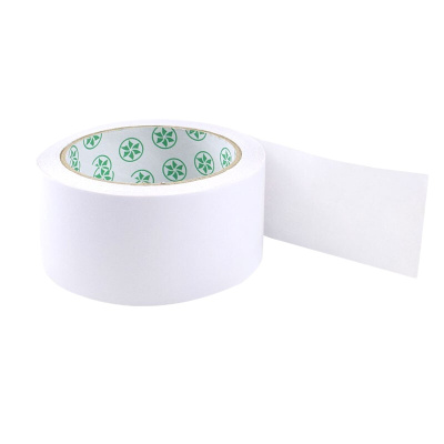 卓顺杰 强力双面胶带强力固定海棉强粘两面胶纸胶带高粘度不留痕易撕办公双面胶半透明 泡棉双面胶2cm*3m(10卷装)