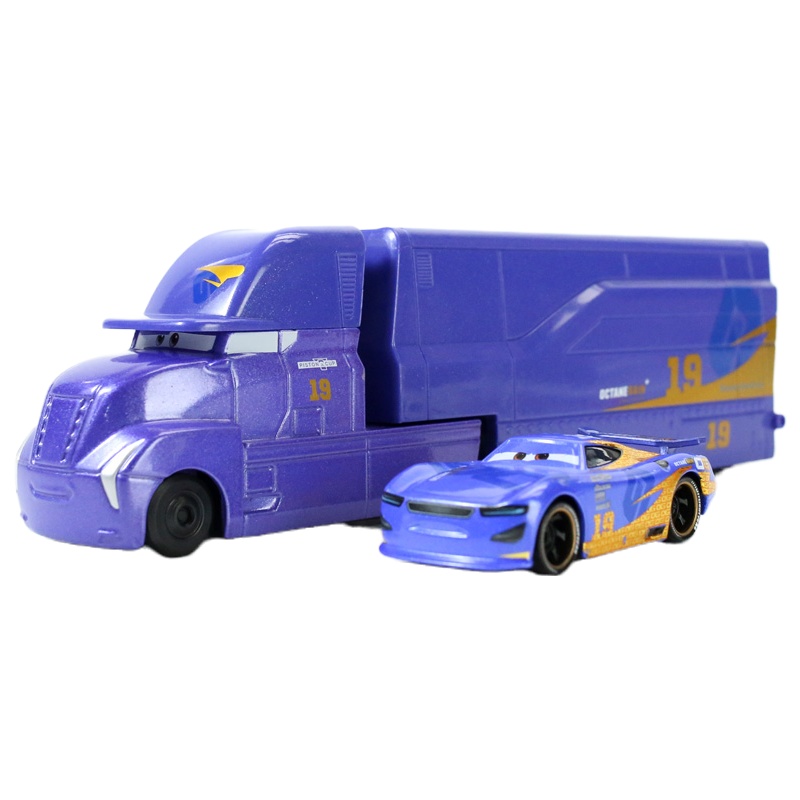 赛车汽车总动员3闪电麦昆越野板牙玩具车模型套装合金车儿童男孩 19号+货柜
