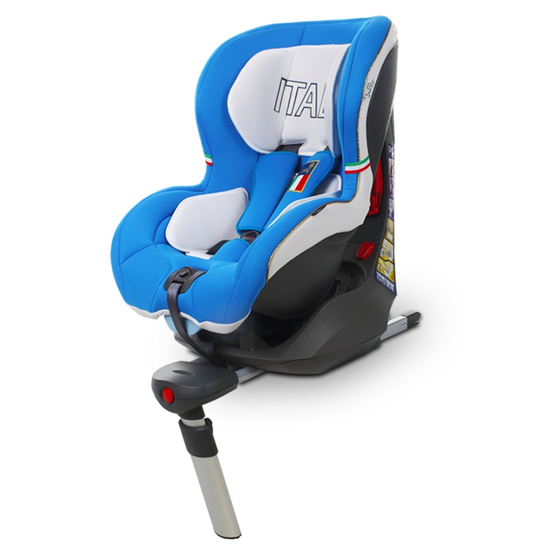 kiwy原装进口宝宝汽车儿童安全座椅isofix接口9个月-4岁 液压自动收紧系统 查理王 皇室蓝