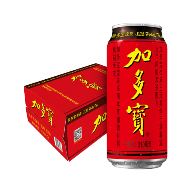 加多宝凉茶(红罐) 310ml *24瓶/箱