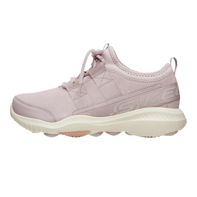Skechers斯凯奇女鞋反毛皮健步鞋字母LOGO休闲运动鞋667060