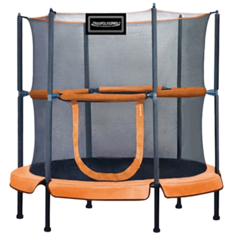 瑜阳(YUYANG)室内蹦蹦床TC480弹跳床儿童家用/幼儿园360度安全扶手107cm护网室内室外弹力跳跳床