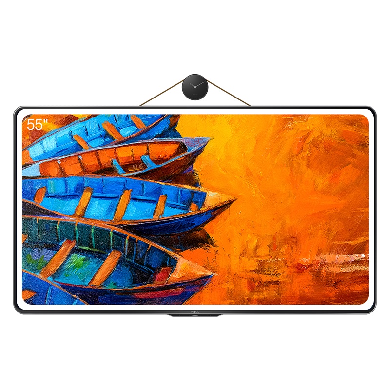 海信Vidda 55V7F 55英寸 4K超高清 AI智能语音 液晶平板圆角壁画电视机