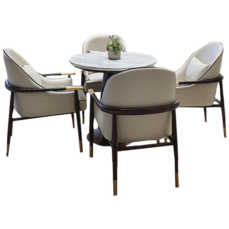 质凡现代轻奢售楼处洽谈桌椅咖啡厅商务休息区谈判会客酒店会所接待椅