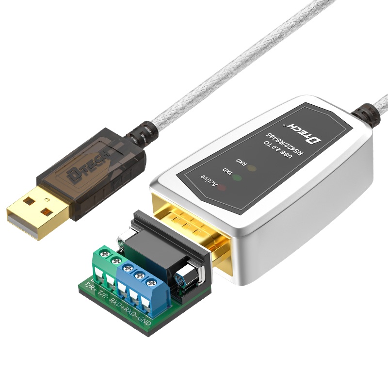 电脑笔记本接口USB转RS422 RS485转485转换器 规格3米 件