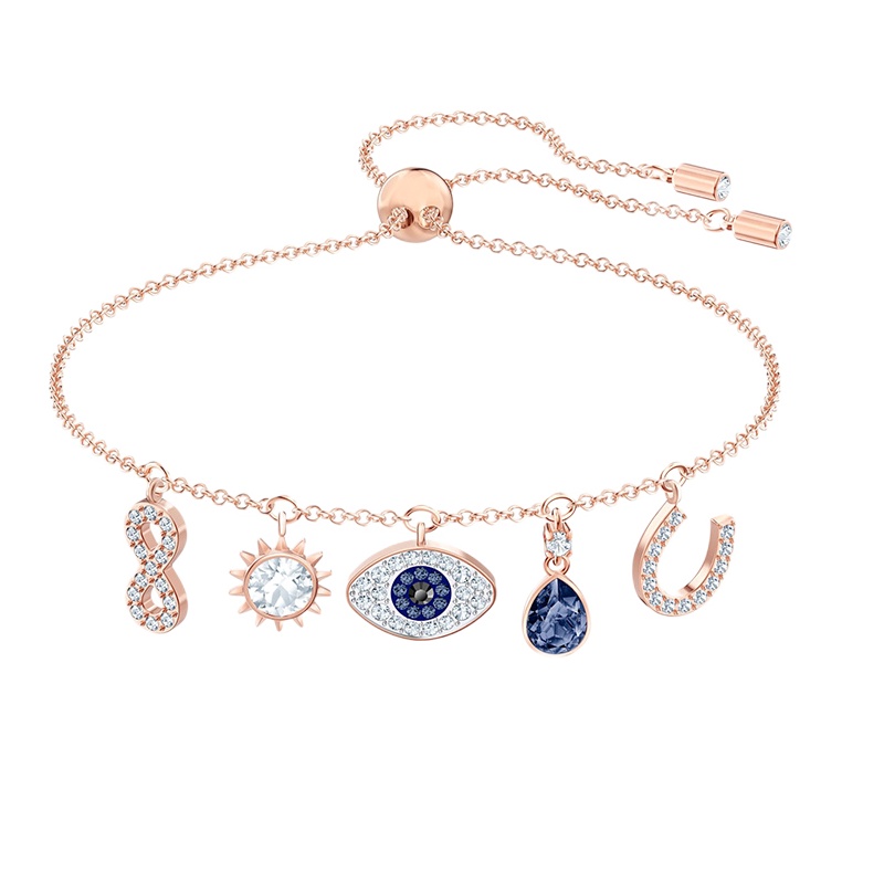 Swarovski 施华洛世奇 人造水晶恶魔之眼系列幸运守护女士手链 5497668