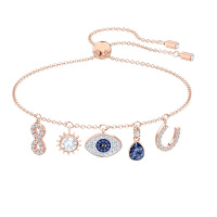 Swarovski 施华洛世奇 人造水晶恶魔之眼系列幸运守护女士手链 5497668