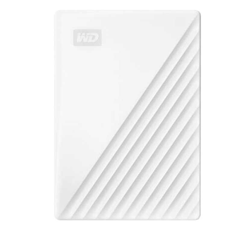 西部数据(WD)1TB USB3.0移动硬盘My Passport随行版 2.5英寸 白色 高速便携 加密