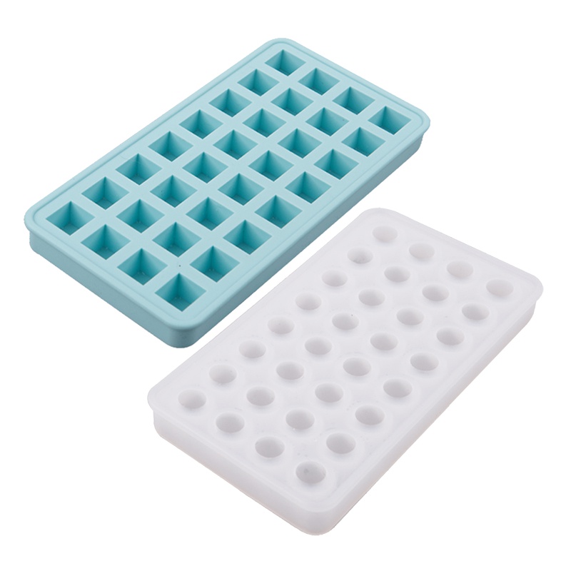 尚烤佳硅胶小冰盒2个装制冰盒自制冰格食用冰格大小家用速冻器冰箱做圆球形冻冰块模具两个装HB-044