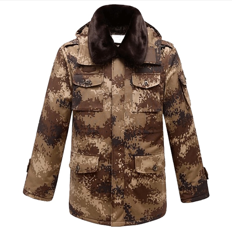 棉大衣 迷彩